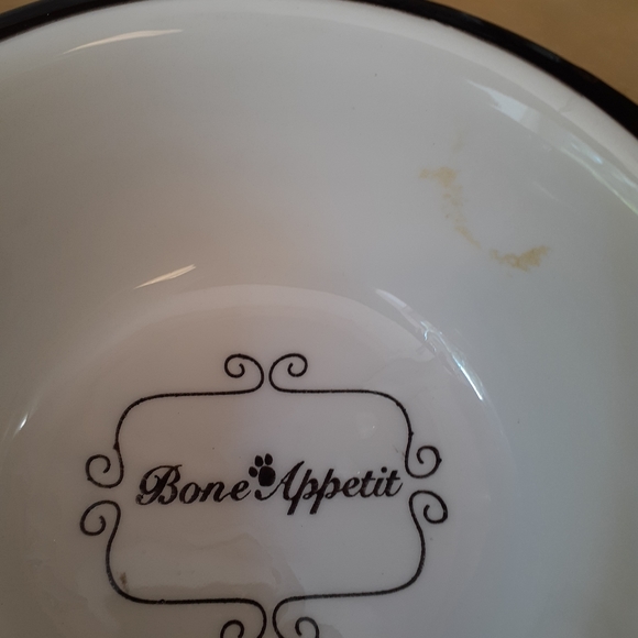 Set of 2 ceramic pet dishes - Picture 4 of 4